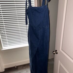 Women's Blue Denim Jumpsuit